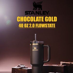STANLEY THE CHOCOLATE 🥇 GOLD QUENCHER H2.0 FLOWSTATE TUMBLER 40 OZ NEW